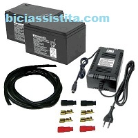 kit modifica sostituzione batteria 24 volt