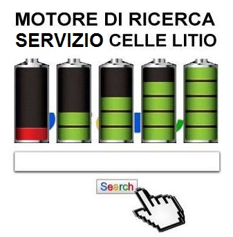 motore ricerca celle litio